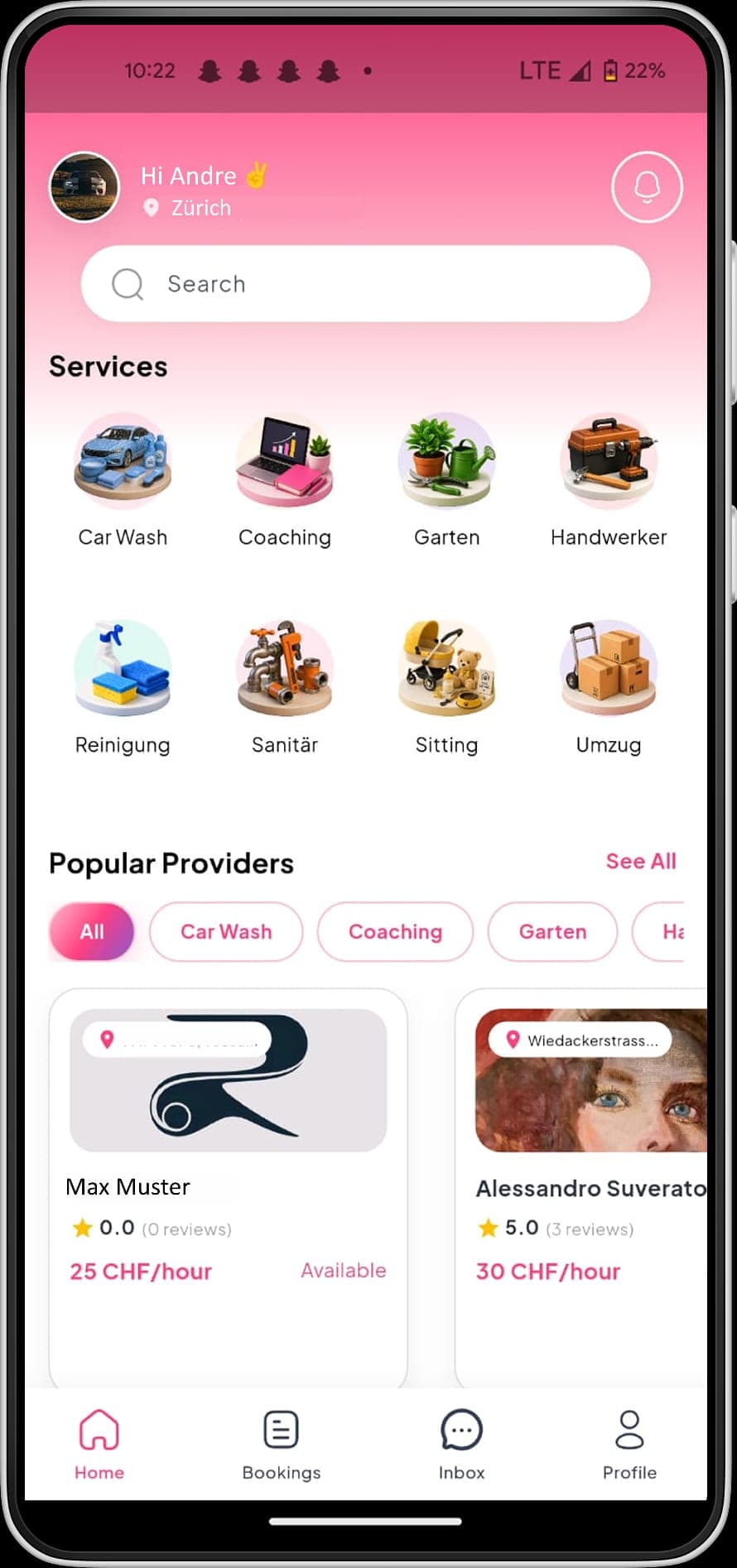 Open DOUDINI & choose a category